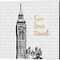 Travel Pack V Live Love Travel by Nick Biscardi 14" x 14" Canvas Wall Art (Set of 2)